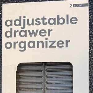 Adjustable drawer organizer - 2 count